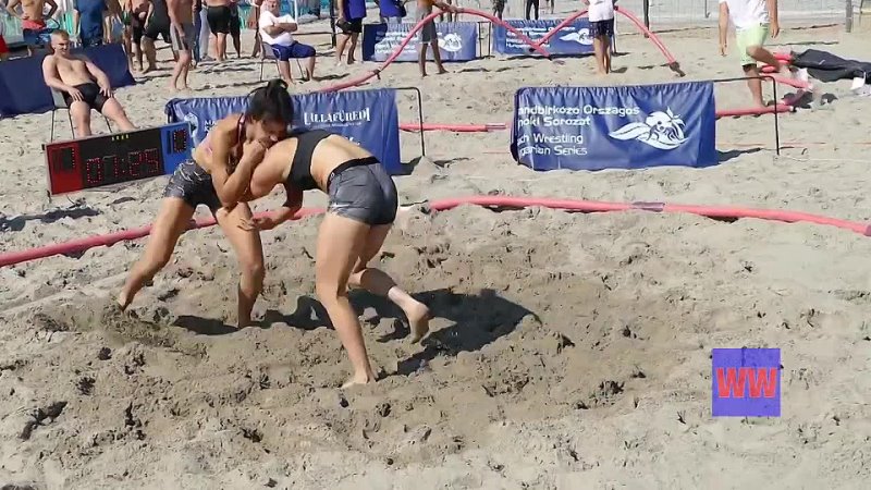 Womens Beach Wrestling 60kg - Exciting Tournament Final