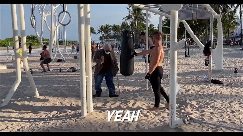 Old Man Street Workout! PRANK