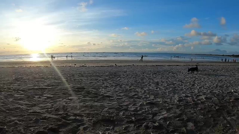 Kuta beach.