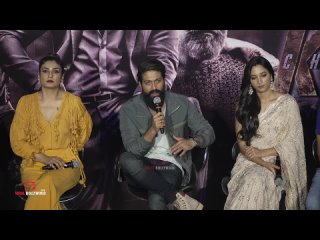 KGF 2 BIGGEST Press Conference Mumbai _ Yash, Srinidhi Shetty, Sanjay Dutt  Raveena Tandon