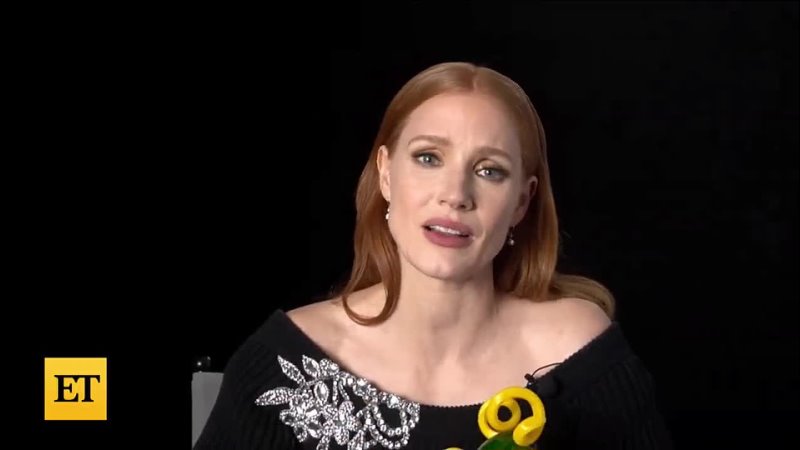 Jessica Chastain receiving the Desert Palm Achievement Award for her work in, The Eyes Of Tammy