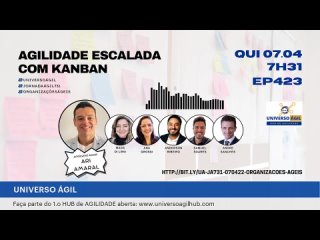 JA423 #OrganizaçõesÁgeis AGILIDADE ESCALADA COM KANBAN