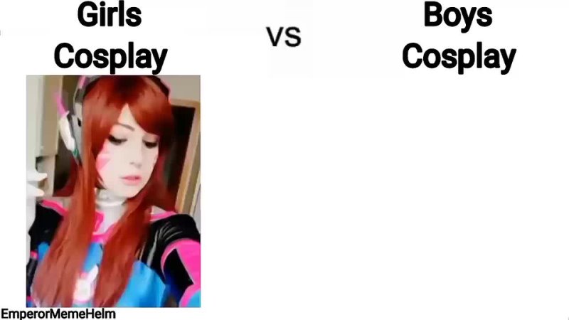 Girls Cosplay vs Boys