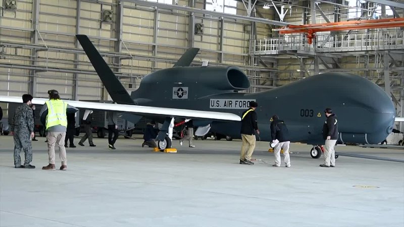 RQ-4B Global Hawk Arrives • Misawa Air Base Japan