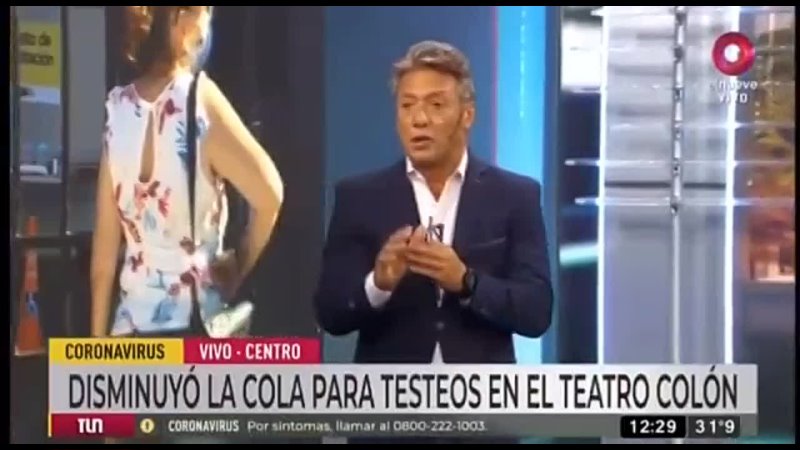 Аргентина Репортёр упал в обморок в прямом эфире новостной