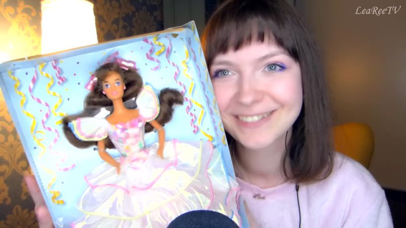 АСМР ASMR Распаковка куклы Happy Birthday Barbie Тереза 💖 Барби 90-х