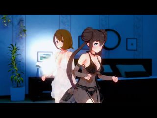 【MMD】ポケモン お着替えメイちゃん＆ユウリちゃんで 『オツキミリサイタル』 1080p [KKVMD] ※お知らせあり。概要欄ご参照下さい。