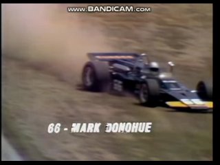 1971 Indy 500 Mark Donohue spun off