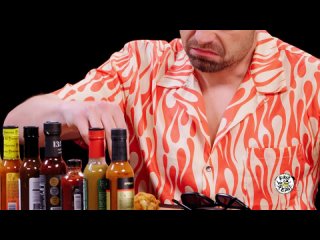 Sebastian Stan Learns About Himself While Eating Spicy Wings _ Hot Ones