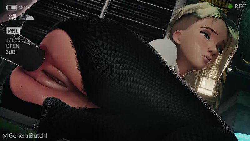 Gwen Stacy BBC; blacked; interracial hentai; group sex; anal; 3 D sex porno hentai; (by , General Butch,