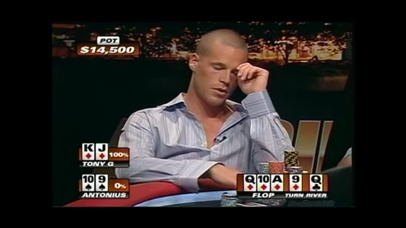 Tony G Flops Royal Flush Aussi