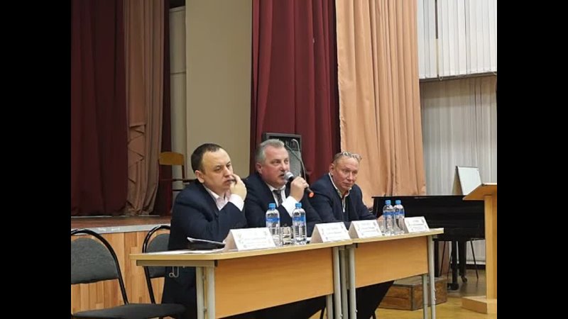 Встреча главы управы Перово с жителями 18 января 2016 года.