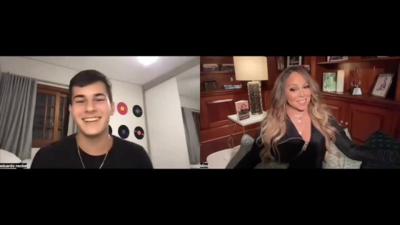 Fan Wins a Video Call with Mariah Carey (2022)