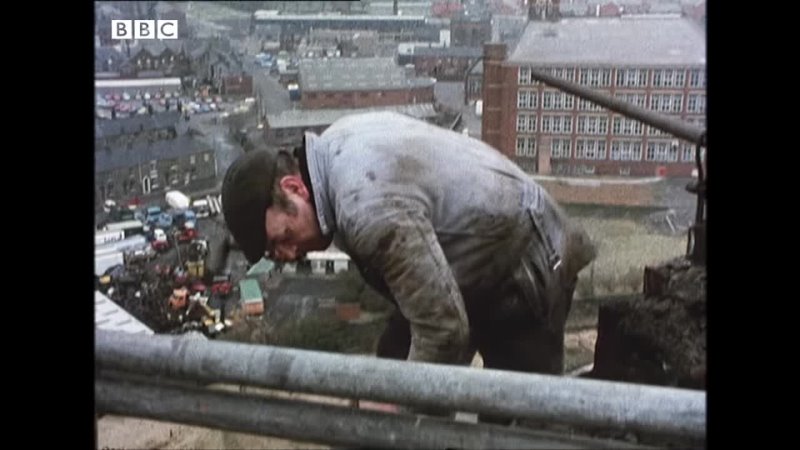 Steeplejack FRED DIBNAH takes down a MASSIVE chimney BRICK by BRICK | Classic BBC Clip | BBC Archive