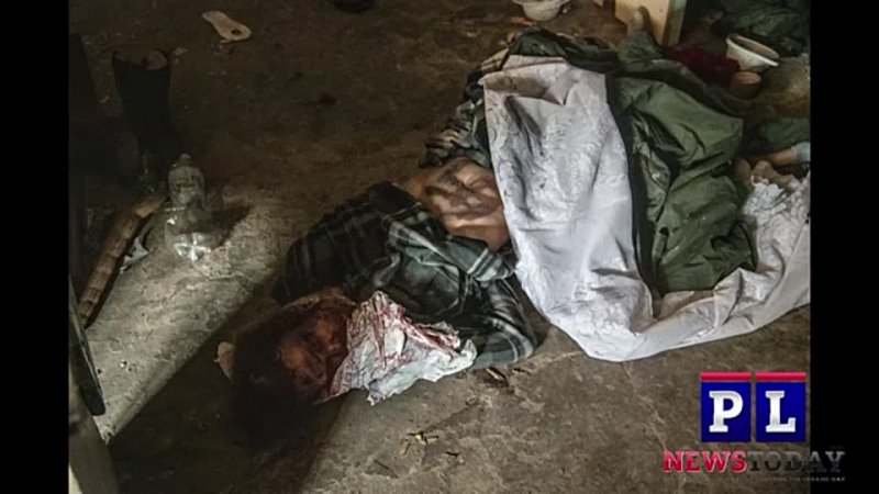 Woman Found Tortured in School Basement Military Base in Mariupol