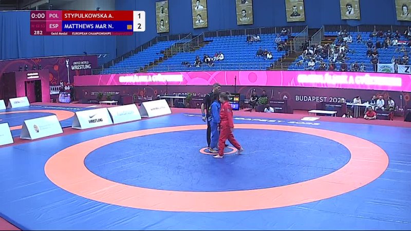 GOLD W GI 53 kg A. STYPULKOWSKA ( POL) v. N. MATTHEWS MAR (