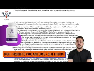 Biofit Probiotic Customer Review  Part 5  Pros and Cons  Side effects