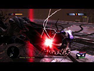 Spider-Man Web of Shadows - Evil Path (Xbox 360) Walkthrough part 20 - Venom Beast Final