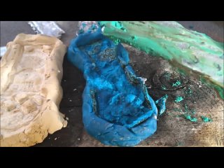Metal casting in Plasticine, Clay ,Playdough and Ingot Making. Molten lead