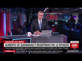 CNN Brasil - Aumento de queimadas é registrado em 12 estados brasileiros | CNN PRIME TIME