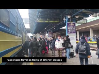 Kyiv evacuation railway - Kharkiv bomb in the tram depot