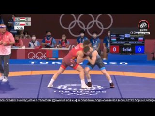 Олимпиада-2020 97kg 3 Alex Gergo SZOKE (HUN) vs. Tadeusz MICHALIK (POL) .