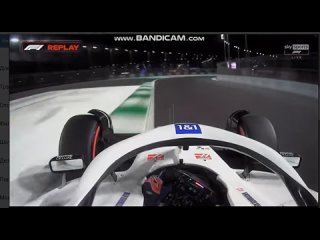 Mick Schumacher Haas crash Saudi 2022 vol 2