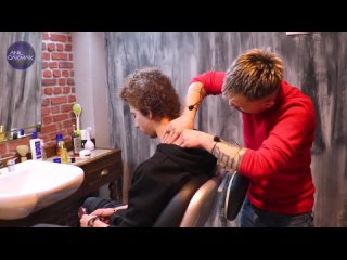 ASMR Curly Hair   ASMR Turkish Barber Massage - ASMR Head, Ear, Scalp