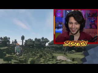 Skorpion Gamer - JOGANDO MINECRAFT MAS REDONDO! (incrivel)