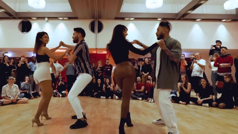 Bachatavengers ! PARIS SENSUAL FEST. Marco y Sara ft.  Cornel and Rithika BACHATA DANCE