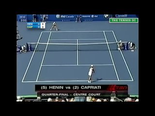 Jennifer Capriati v. Justine Henin | 2002 Montreal QF Highlights