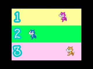 Scratch cats running (Long video) 1 hour