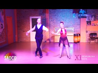 Anton Shcherbak and Irina Elokhova Salsa Dancing at Respublika Days XI, Saturday