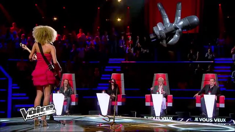 Women with Electric Guitars Blind Auditions on The Voice  Top 10