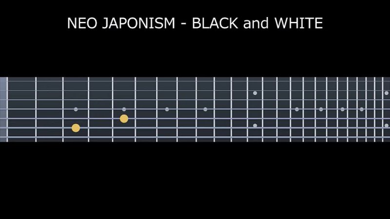 NEO JAPONISM - BLACK and WHITE 【TAB譜あり】Guitar Cover