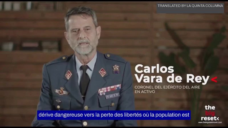colonel Carlo V. De Rey Novales /endoctrinement dérive Asservissement