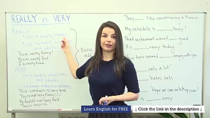 Difference between REALLY and VERY Learn English