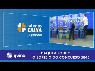 RedeTV - Loterias CAIXA: Quina, Dupla Sena, Lotofácil e mais 05/05/2022