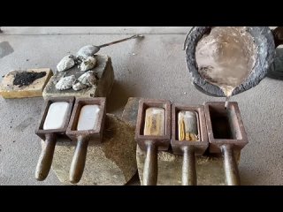 151 LB Motor Melt Down - Bulk Ingots - ASMR Metal Melting - Trash To Treasure - BigStackD Copper