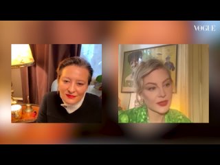 Рената Литвинова в прямом эфире для Vogue Russia (2020)