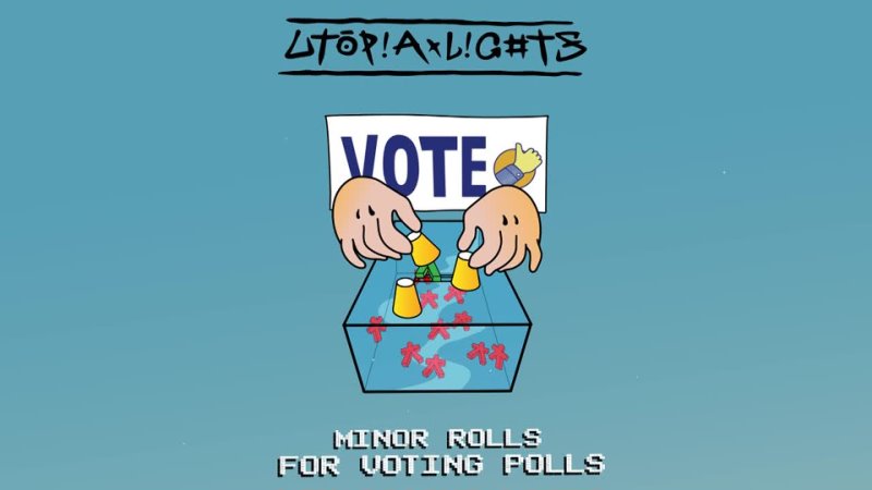 UTOPIA LIGHTS - Minor rolls for voting polls (Official lyric video)