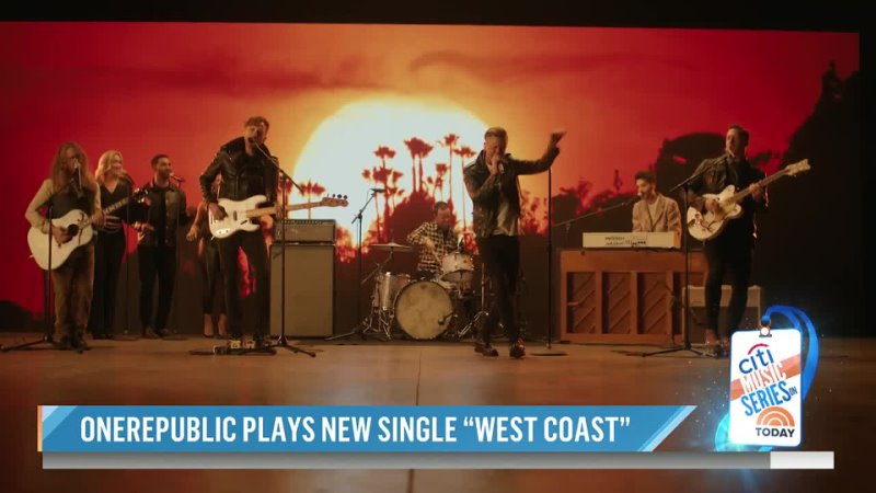 One Republic West Coast (live Today