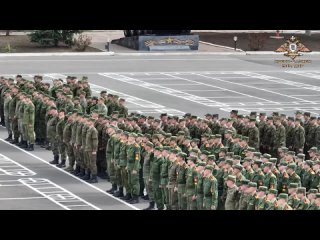 Выпуск курсантов ДонВОКУ в столице Донецкой Народной Республики.