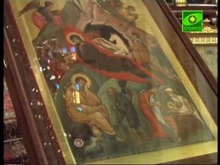 Икона с частицей яслей Богомладенца Иисуса в Алма Ате