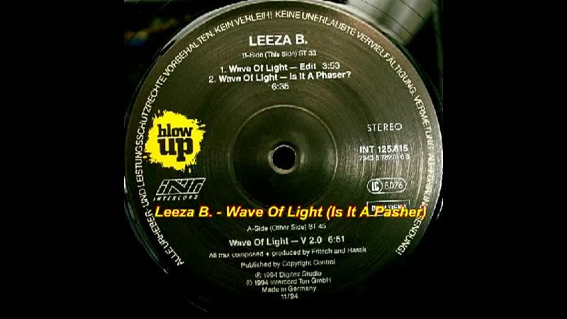 Leeza B. - Wave Of Light (Is It A Phaser) 🎸🎵🎸🎼✨🎼
