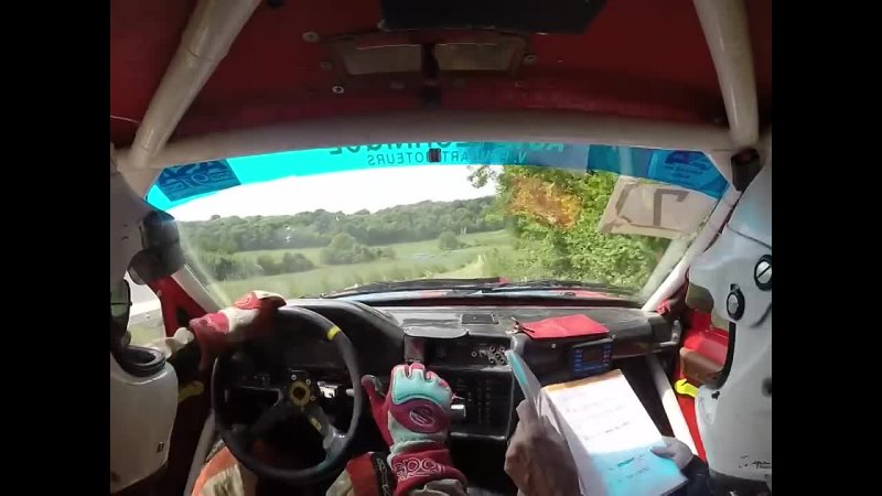 In car 3rotor 20 B powered 4wd Peugeot 205 rally car Group B 2014