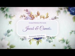 Floral Wedding Photo Slideshow 37111221
