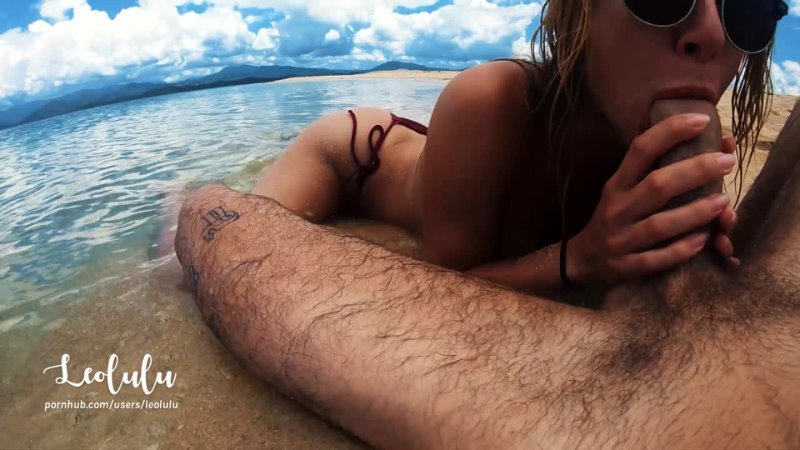 Sex on the Beach Wild Fucking on an Island Amateur Couple Leo