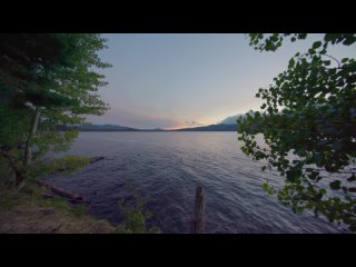 4K UHD Relaxation Video with Relaxing Lapping Water - Diamond Lake at Oregon - 3 Hours Water Sounds