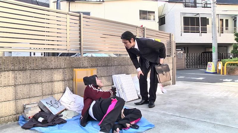 Japanese Wife Give Her Body To Old Homeless Man (Censored)